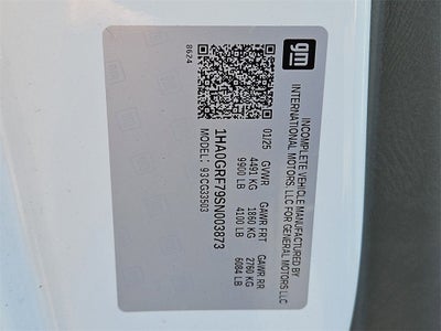 2025 Chevrolet Express Cutaway 3500 1WT