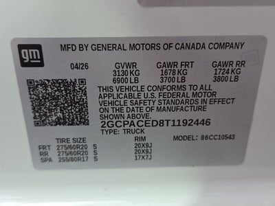 2026 Chevrolet Silverado 1500 LT