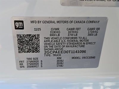 2026 Chevrolet Silverado 1500 LTZ