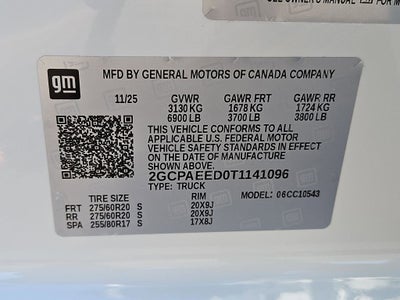 2026 Chevrolet Silverado 1500 LTZ