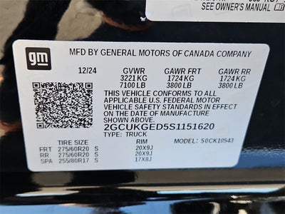 2025 Chevrolet Silverado 1500 LTZ