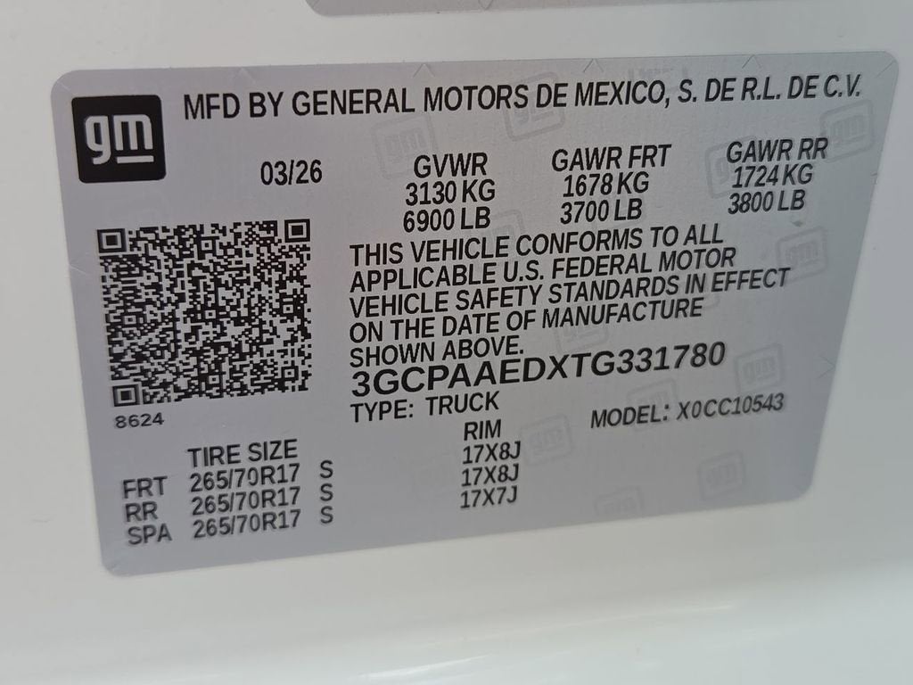 2026 Chevrolet Silverado 1500 WT