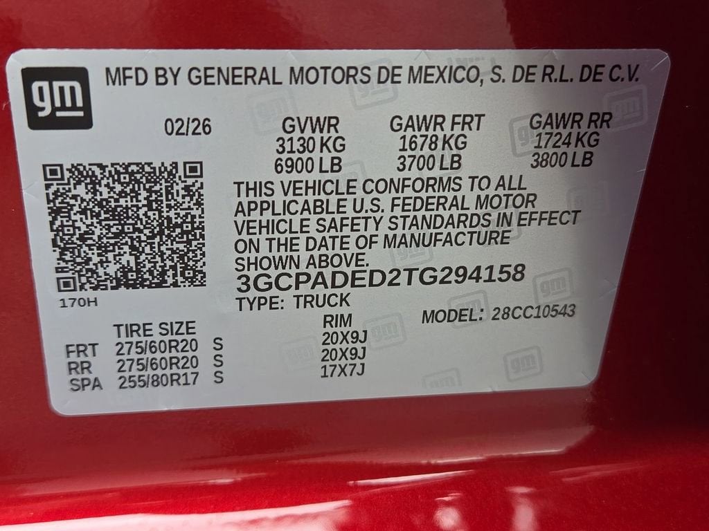 2026 Chevrolet Silverado 1500 RST