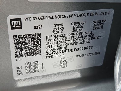 2026 Chevrolet Silverado 1500 LT