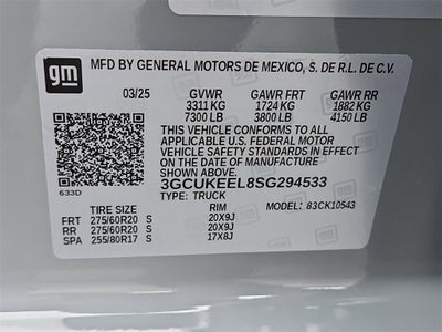 2025 Chevrolet Silverado 1500 RST