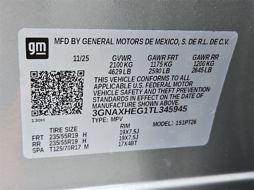 2026 Chevrolet Equinox LT