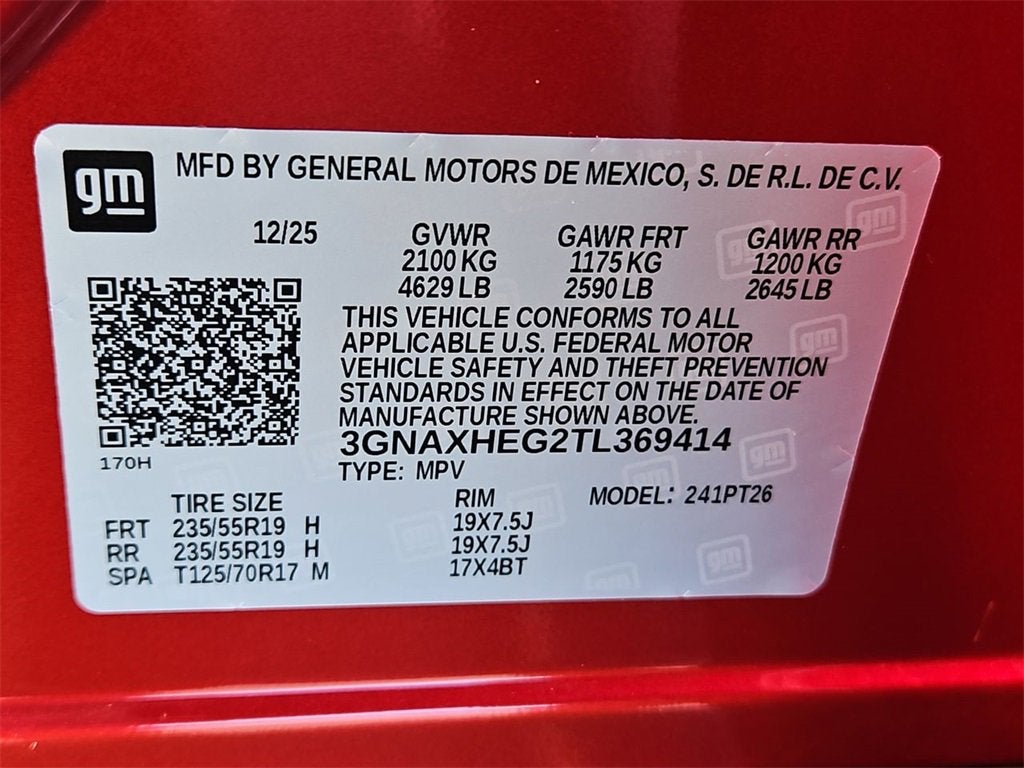 2026 Chevrolet Equinox LT