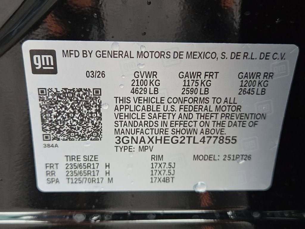 2026 Chevrolet Equinox LT