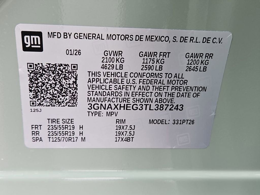 2026 Chevrolet Equinox LT