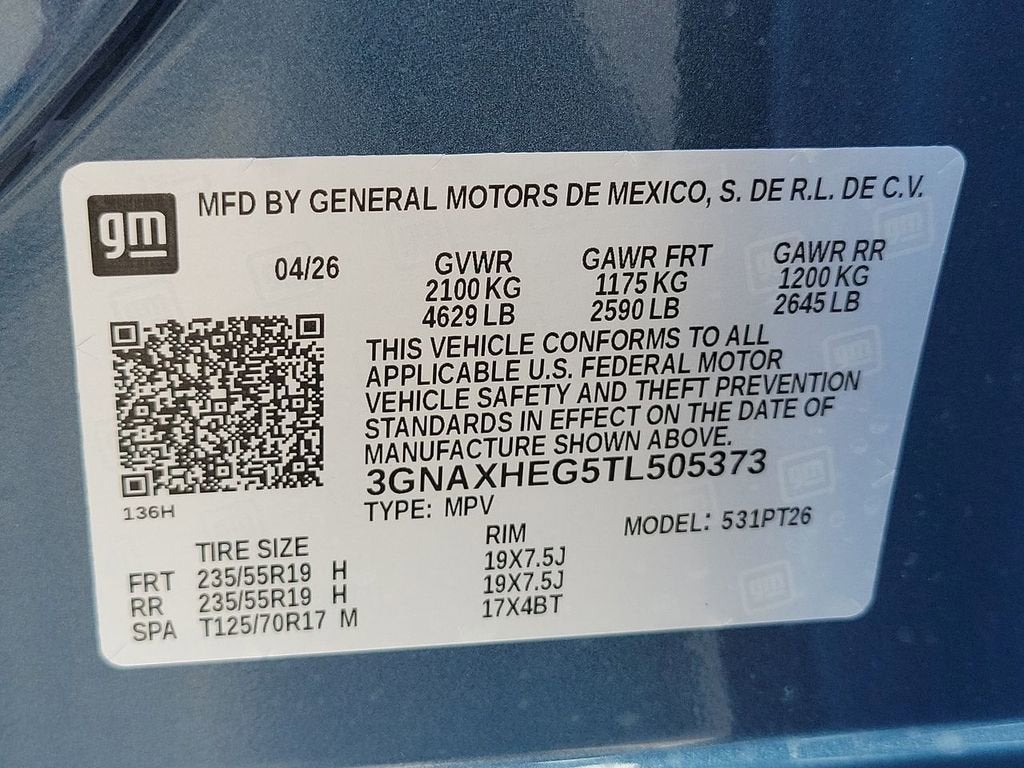 2026 Chevrolet Equinox LT