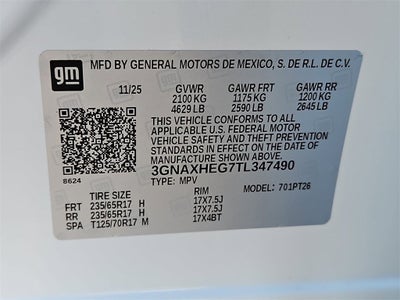 2026 Chevrolet Equinox LT