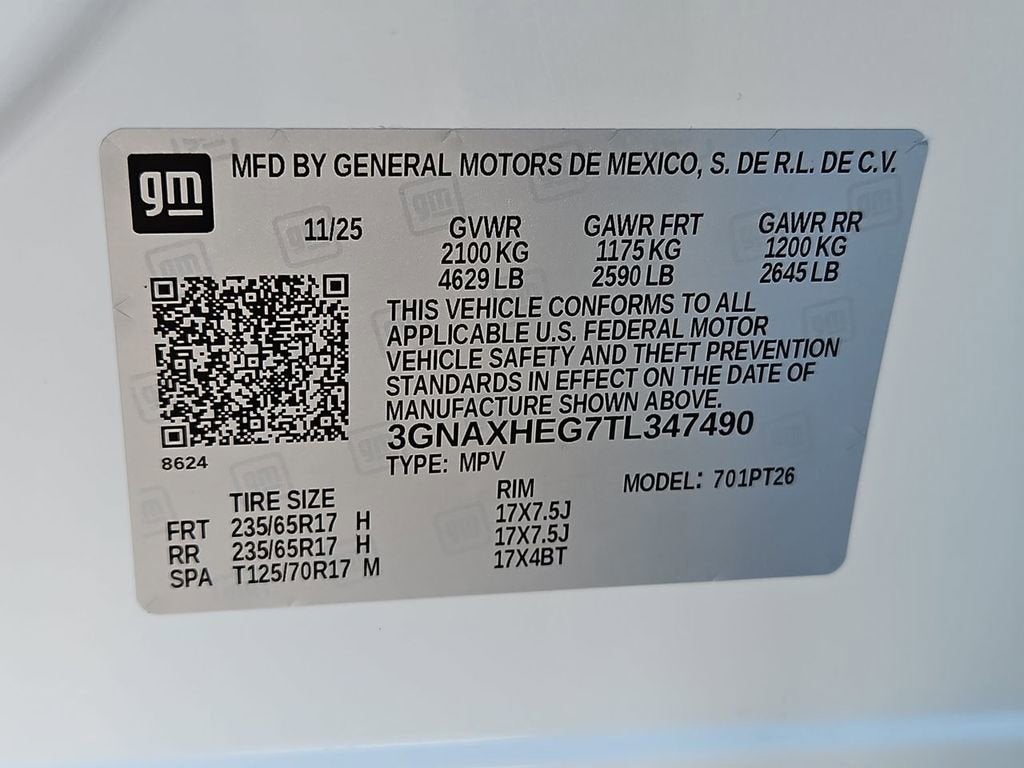 2026 Chevrolet Equinox LT