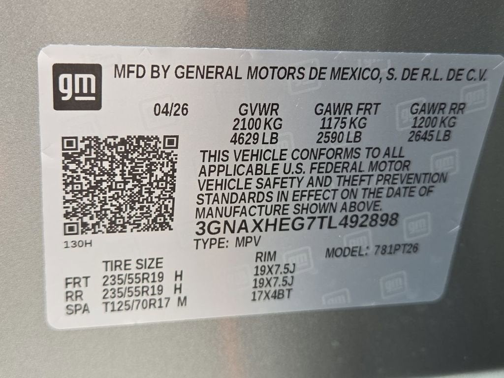 2026 Chevrolet Equinox LT