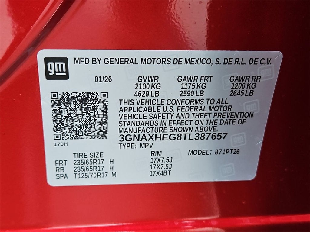 2026 Chevrolet Equinox LT