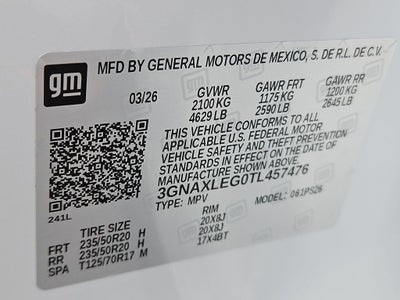 2026 Chevrolet Equinox RS