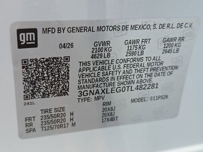 2026 Chevrolet Equinox RS