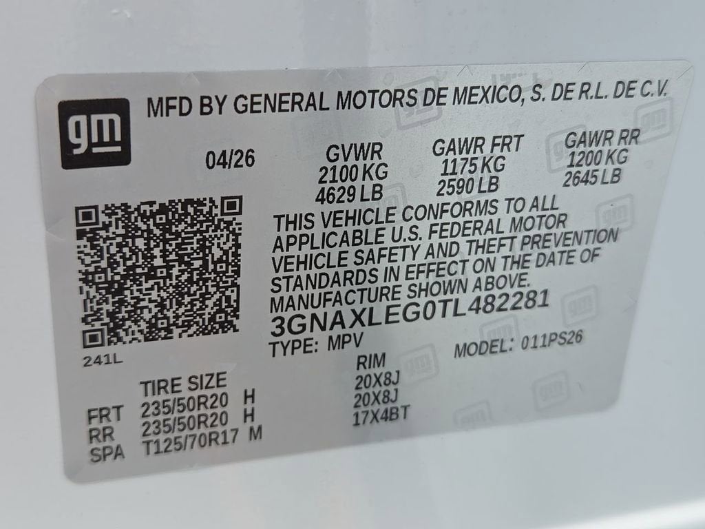 2026 Chevrolet Equinox RS