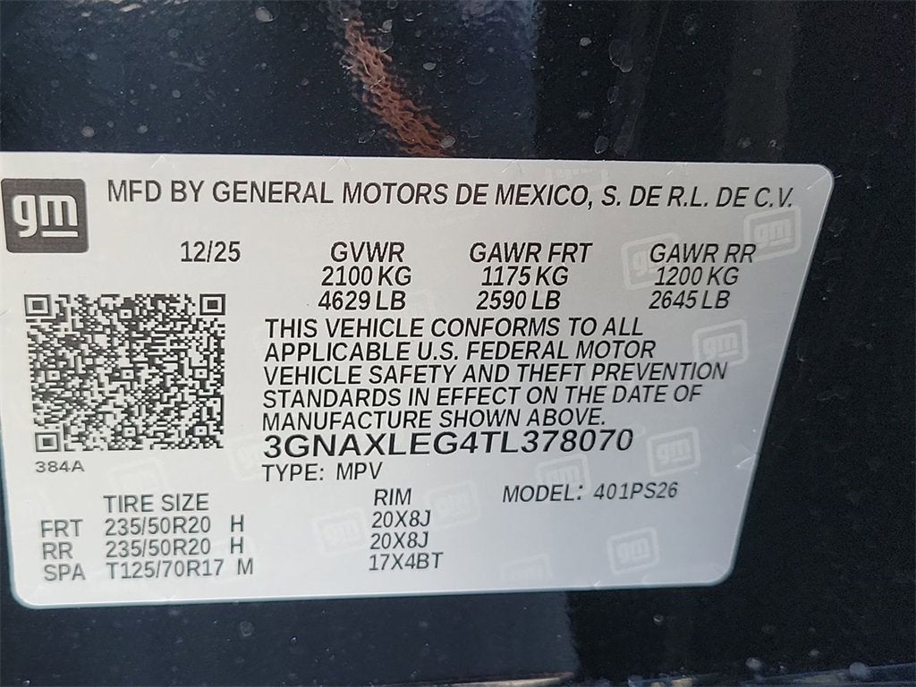 2026 Chevrolet Equinox RS