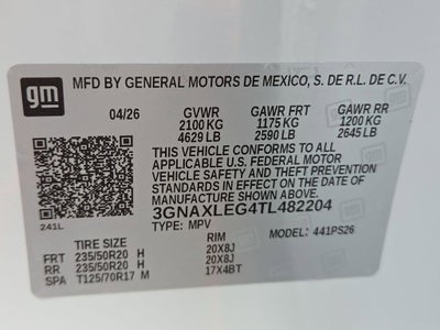 2026 Chevrolet Equinox RS