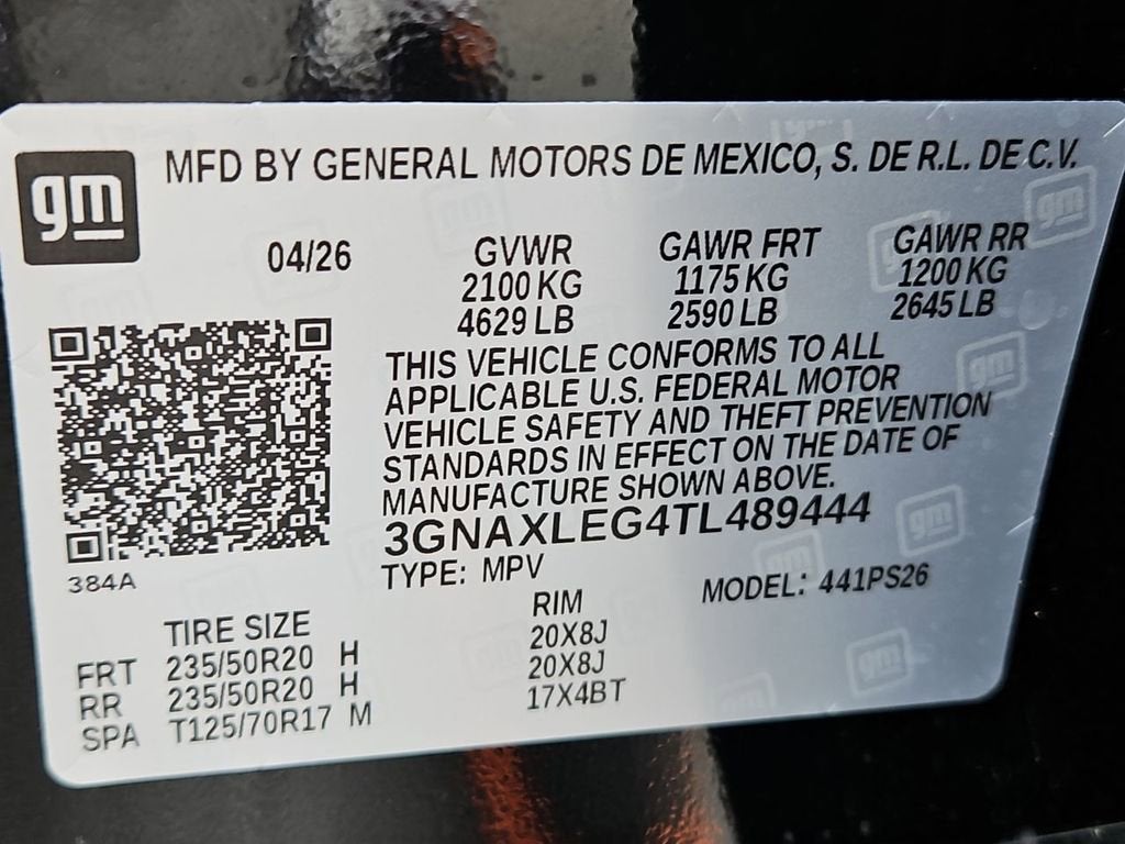 2026 Chevrolet Equinox RS