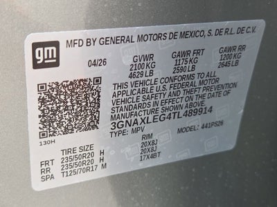 2026 Chevrolet Equinox RS