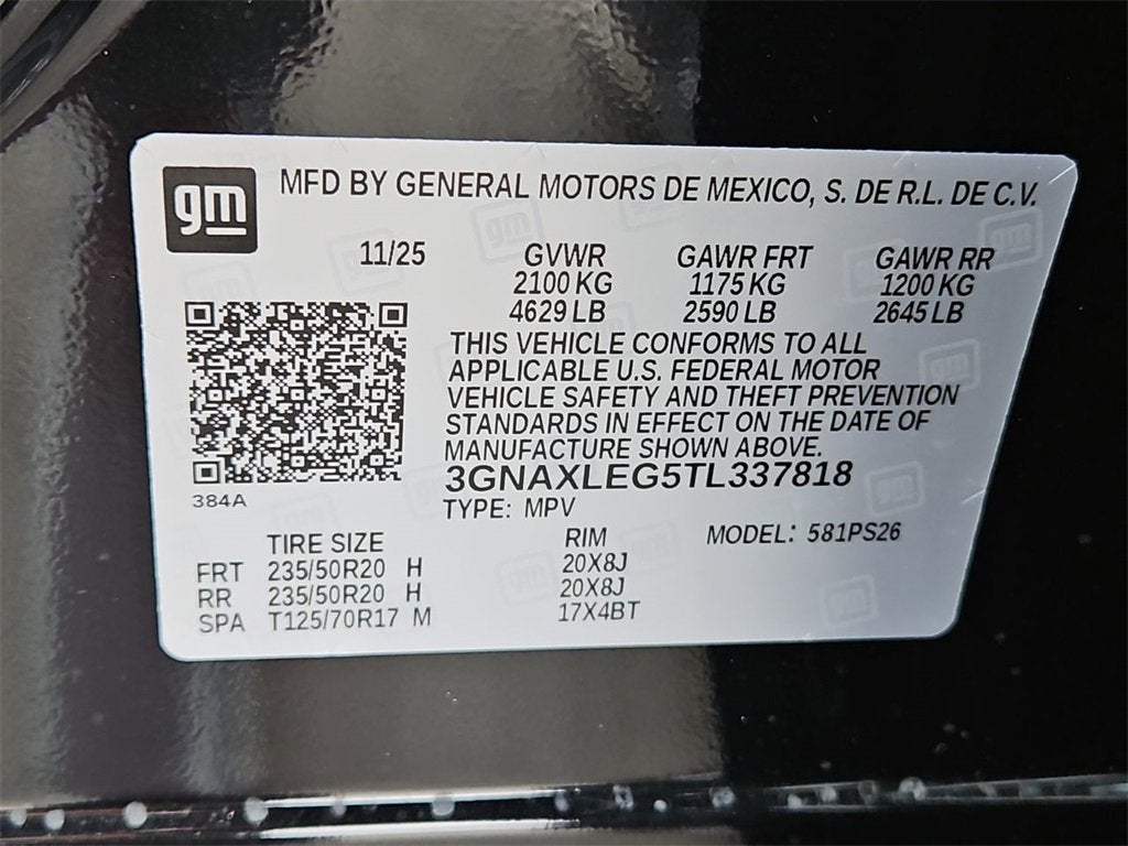 2026 Chevrolet Equinox RS