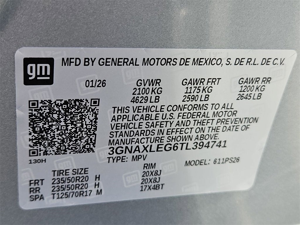 2026 Chevrolet Equinox RS