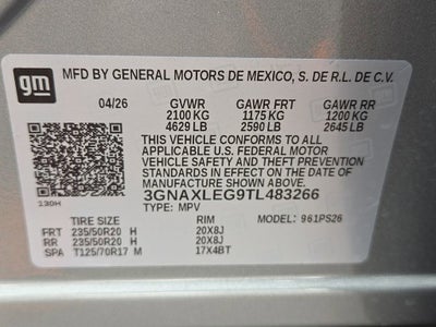2026 Chevrolet Equinox RS