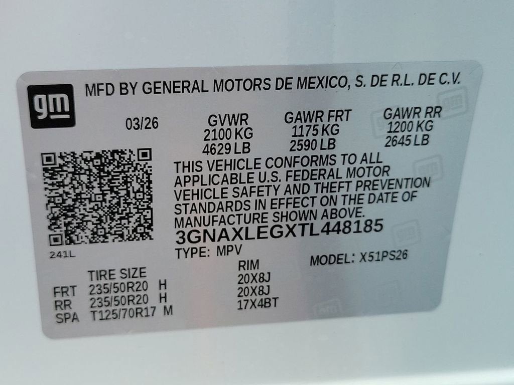 2026 Chevrolet Equinox RS