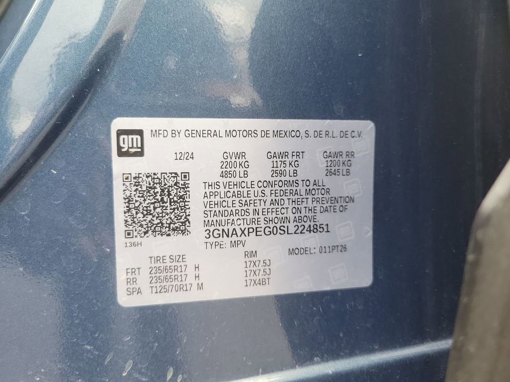 2025 Chevrolet Equinox LT
