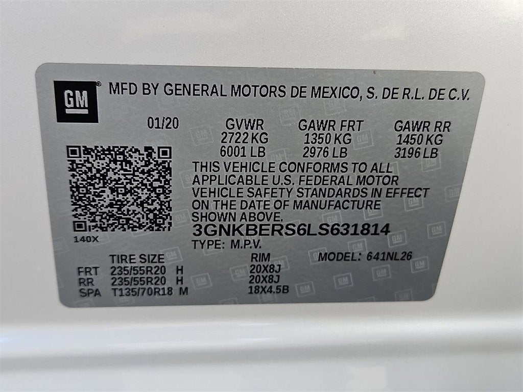 2020 Chevrolet Blazer RS