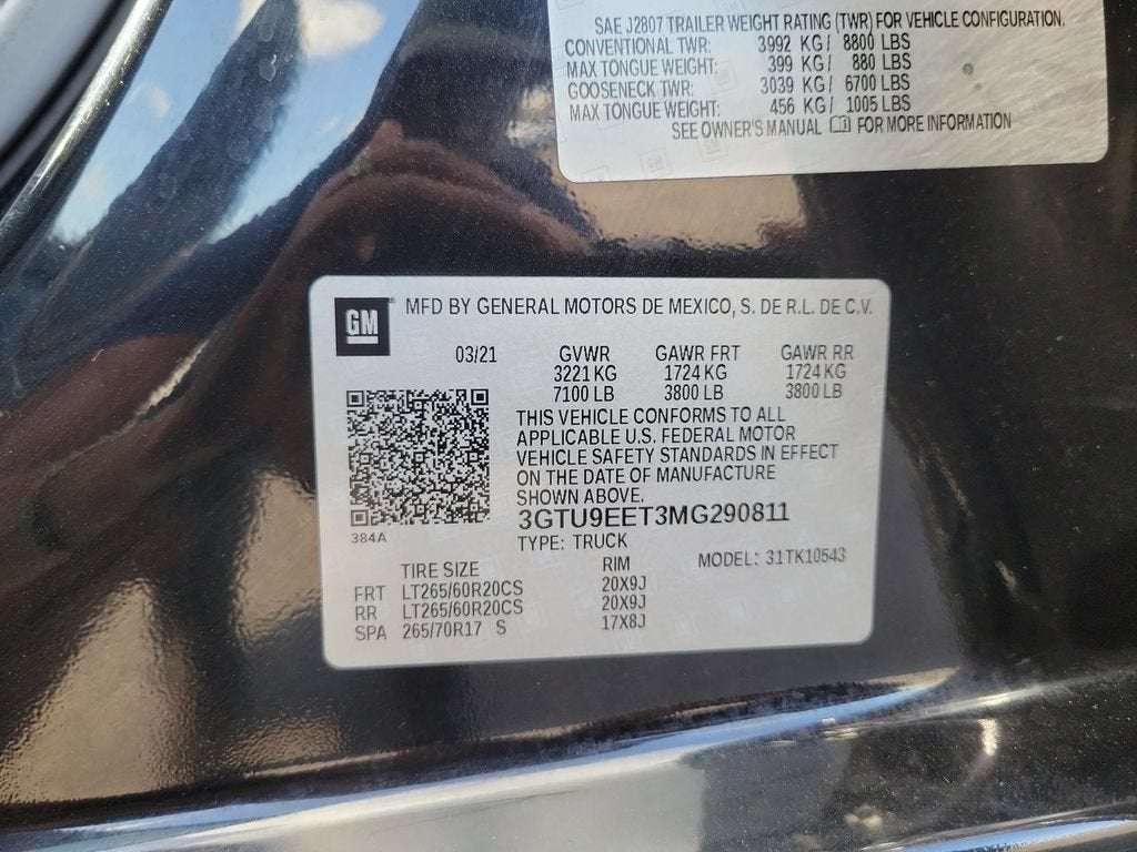 2021 GMC Sierra 1500 AT4