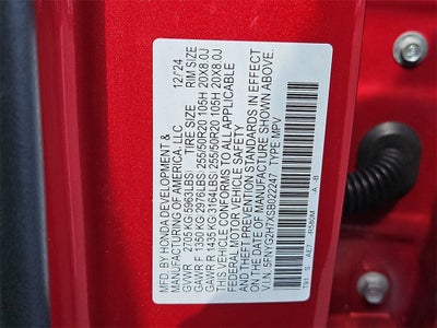 2025 Honda Pilot Touring