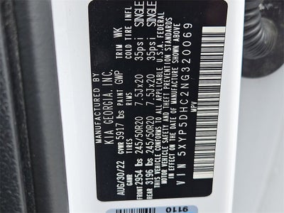 2022 Kia Telluride SX