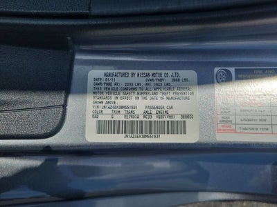 2011 Nissan 370Z 2dr Cpe Auto