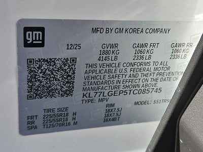 2026 Chevrolet Trax 1RS