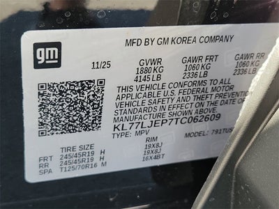 2026 Chevrolet Trax 2RS