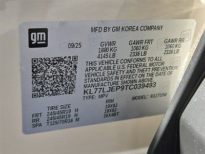 2026 Chevrolet Trax 2RS