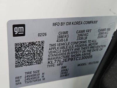 2026 Chevrolet Trax 2RS