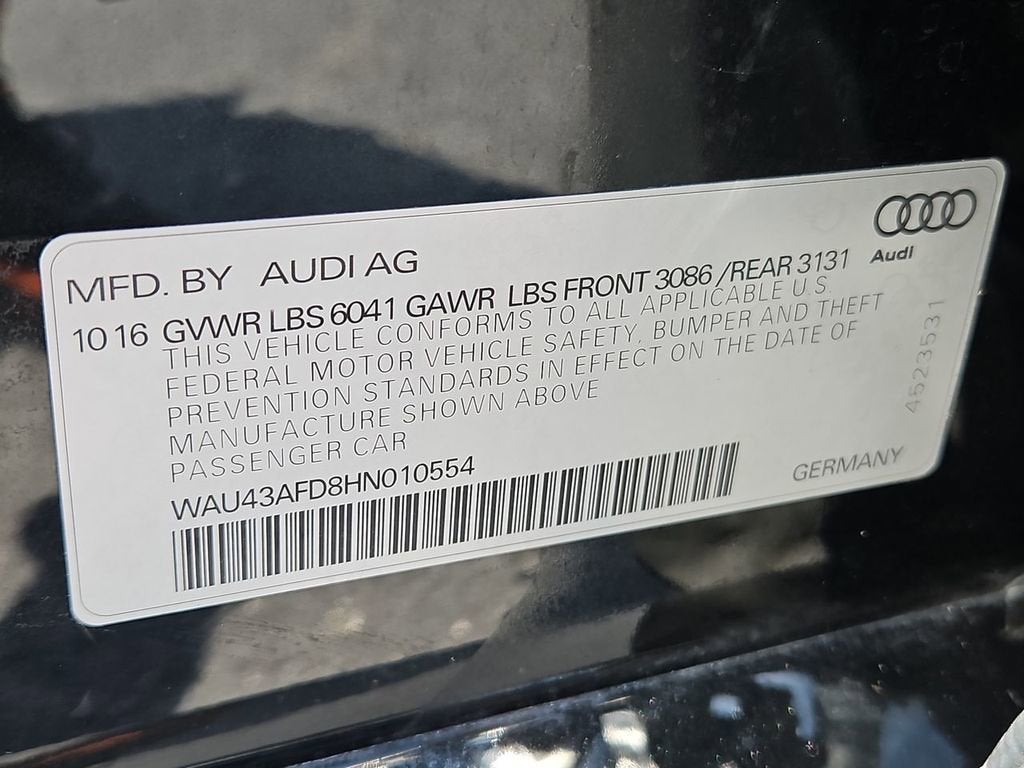 2017 Audi A8 L 4.0T Sport